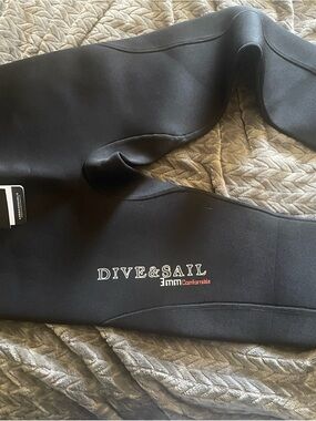 Dive&Sail Men’s 3mm Black Neoprene Wetsuit Pants